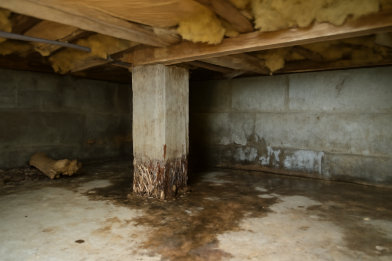 Crawl Space Water Damage Repair