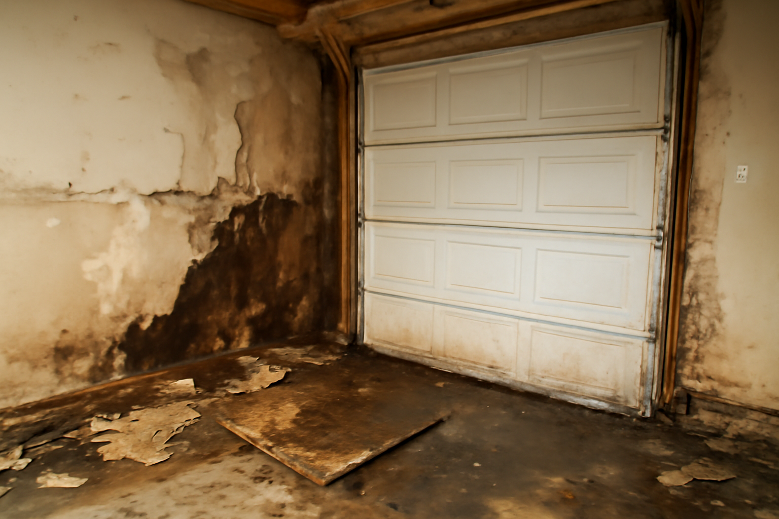 Garage Water Damage Cleanup in Dendron, VA