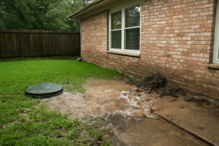 Septic Tank Backup Water Removal