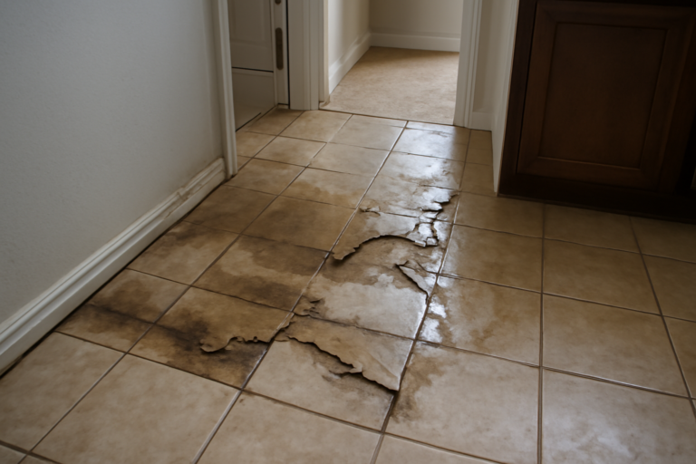 Tile Floor Water Damage Restoration